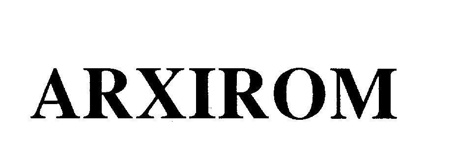 Mẫu nhãn hiệu ARXIROM