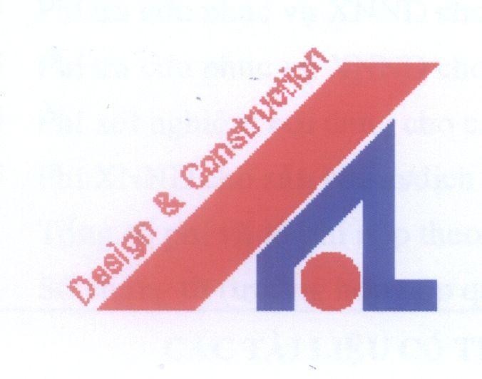 Mẫu nhãn hiệu Design & Construction