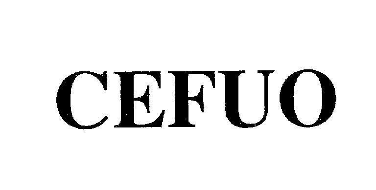 Mẫu nhãn hiệu CEFUO