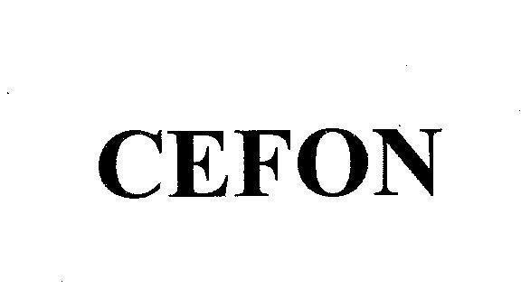 Mẫu nhãn hiệu CEFON