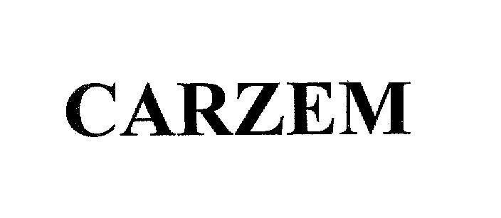 Mẫu nhãn hiệu CARZEM