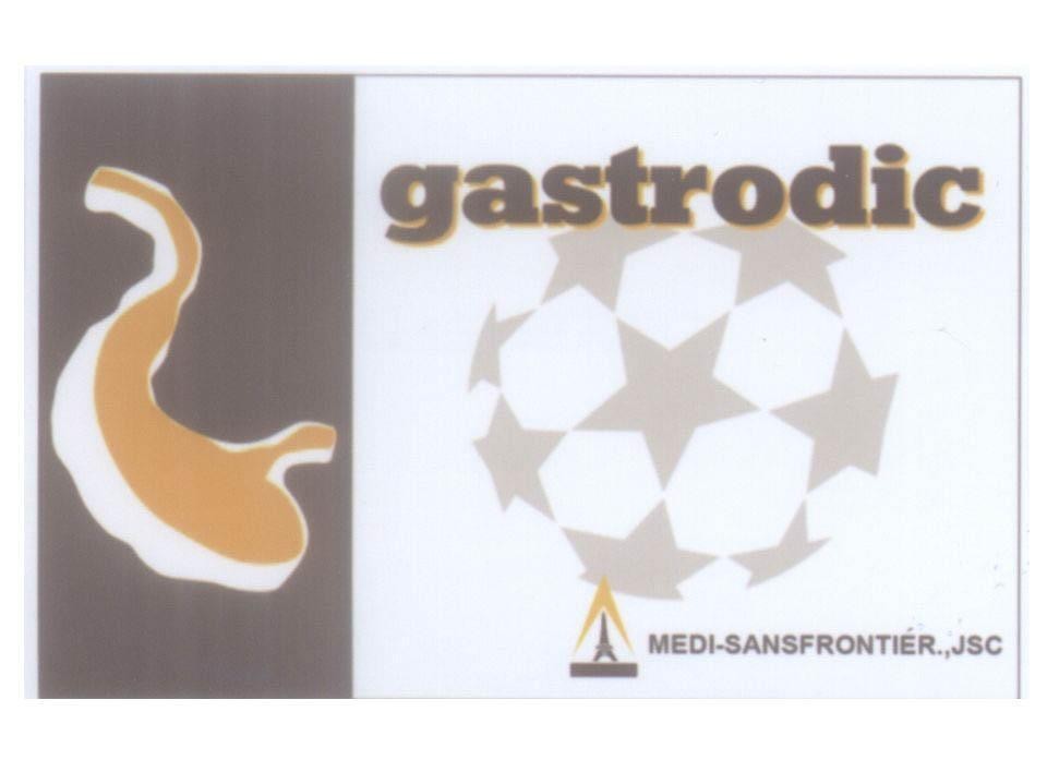 Mẫu nhãn hiệu A gastrodic MEDI-SANSFRONTIER., JSC