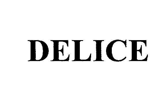 Mẫu nhãn hiệu DELICE