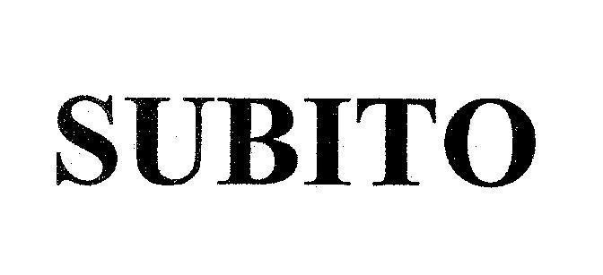 Mẫu nhãn hiệu SUBITO