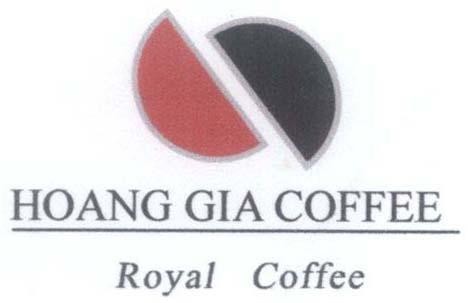 Mẫu nhãn hiệu HG HOANG GIA COFFEE Royal Coffee