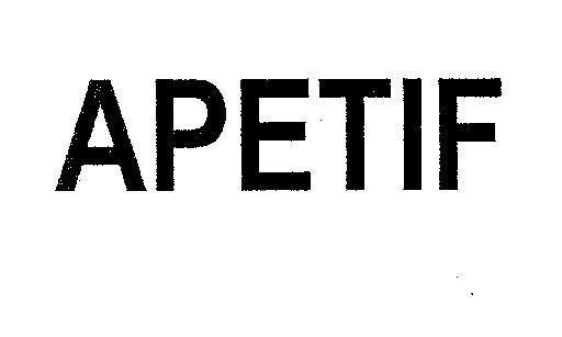 Mẫu nhãn hiệu APETIF