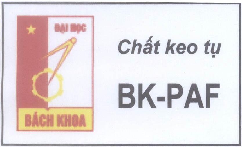Mẫu nhãn hiệu Chất keo tụ BK-PAF Đại Học Bách Khoa