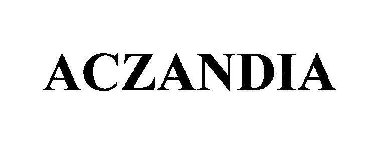 Mẫu nhãn hiệu ACZANDIA
