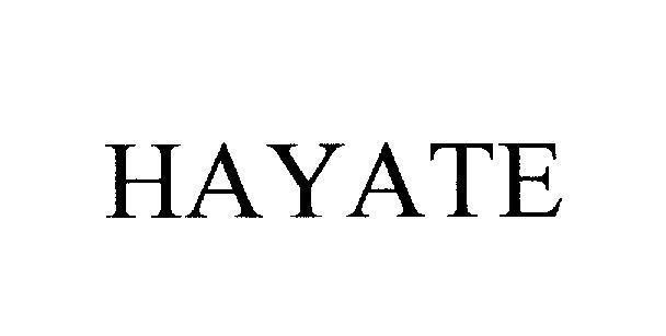 Mẫu nhãn hiệu HAYATE