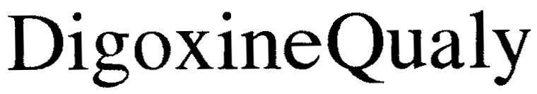 Mẫu nhãn hiệu DigoxineQualy