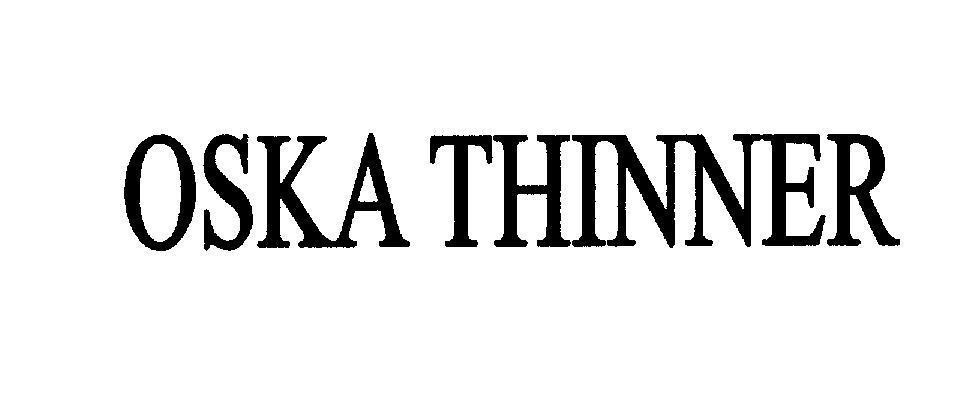 Mẫu nhãn hiệu OSKA THINNER