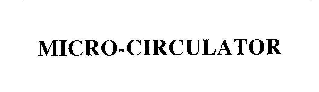 Mẫu nhãn hiệu MICRO-CIRCULATOR