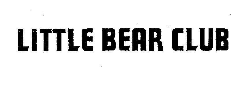Mẫu nhãn hiệu LITTLE BEAR CLUB