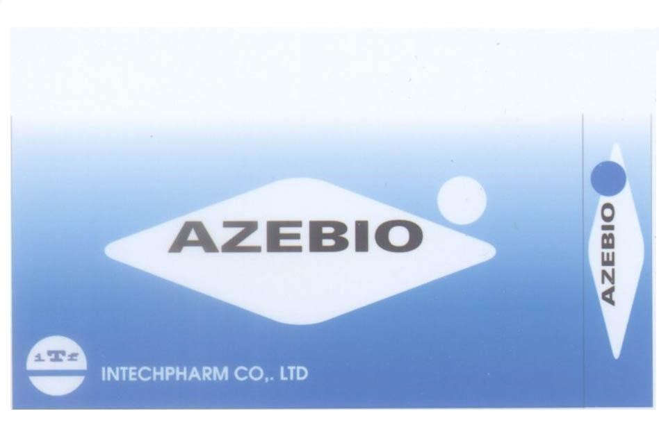 Mẫu nhãn hiệu AZEBIO, iTf INTECHPHARM CO., LTD
