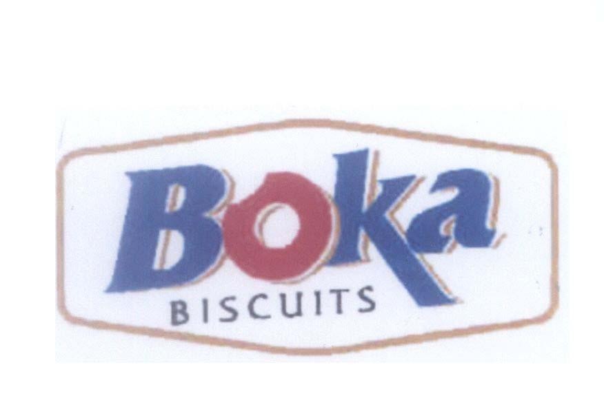 Mẫu nhãn hiệu Boka BISCUITS
