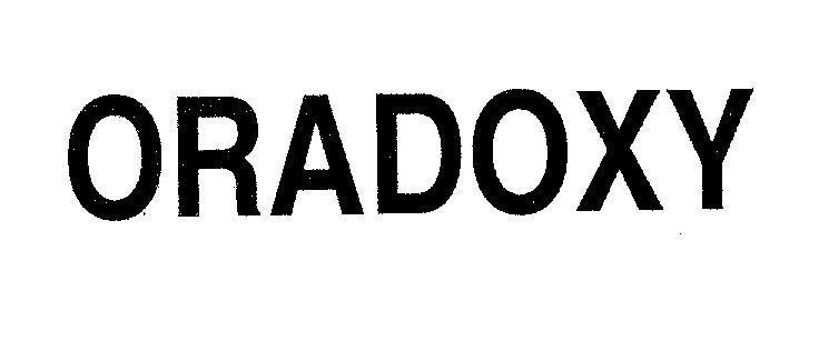 Mẫu nhãn hiệu ORADOXY