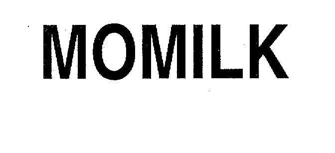 Mẫu nhãn hiệu MOMILK