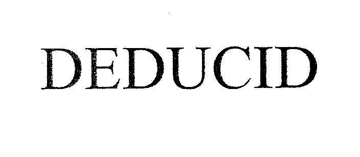 Mẫu nhãn hiệu DEDUCID