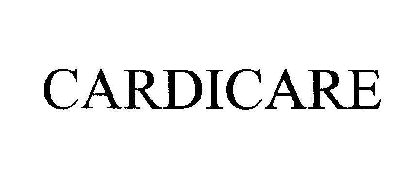 Mẫu nhãn hiệu CARDICARE
