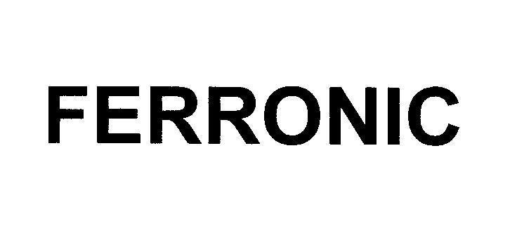 Mẫu nhãn hiệu FERRONIC