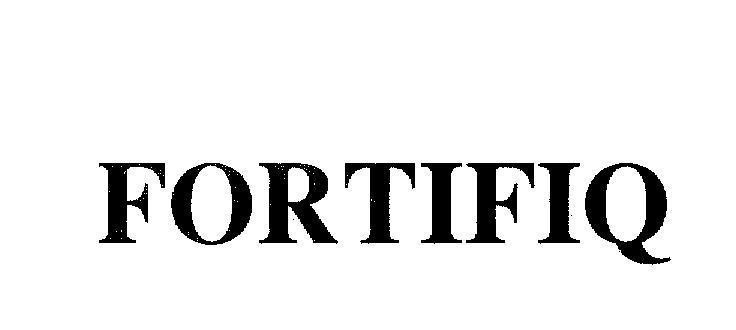 Mẫu nhãn hiệu FORTIFIQ