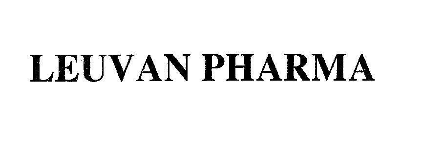 Mẫu nhãn hiệu LEUVAN PHARMA