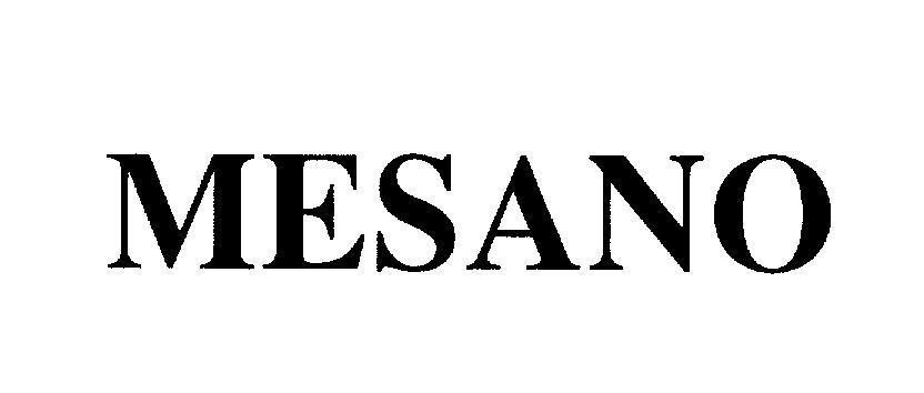 Mẫu nhãn hiệu MESANO