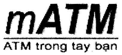 Mẫu nhãn hiệu mATM ATM trong tay bạn