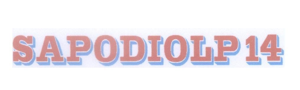 Mẫu nhãn hiệu SAPODIOLP 14 SAPODIOLP14