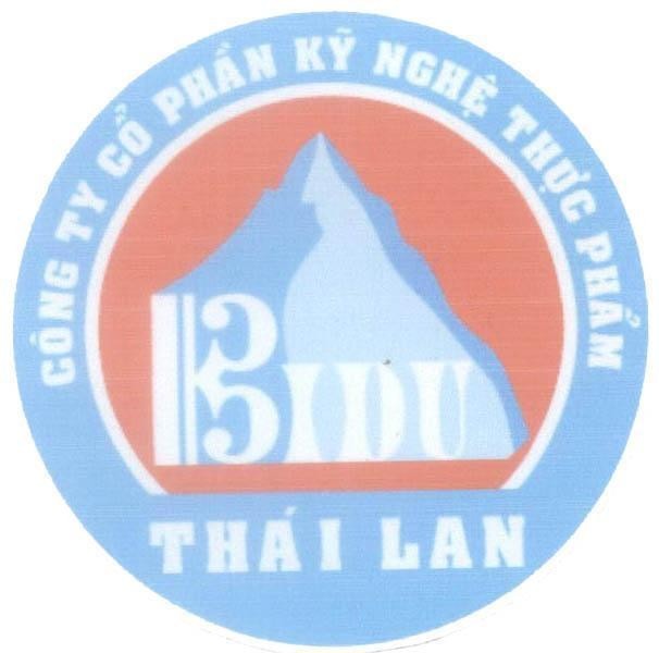 Mẫu nhãn hiệu Công ty cổ phần kỹ nghệ thực phẩm Bidu Thái Lan