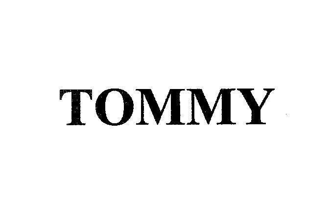 Mẫu nhãn hiệu TOMMY