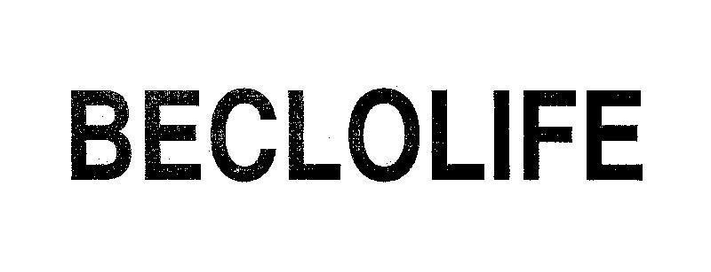 Mẫu nhãn hiệu BECLOLIFE