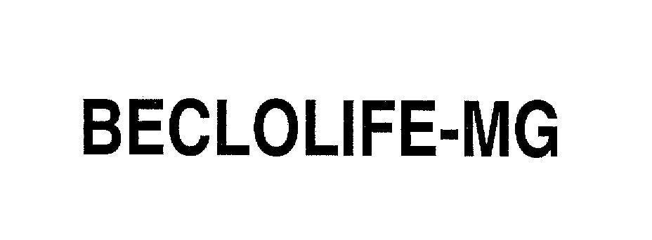 Mẫu nhãn hiệu BECLOLIFE-MG