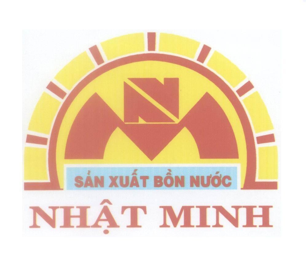 Mẫu nhãn hiệu MN M N sản xuất bồn nước Nhật Minh