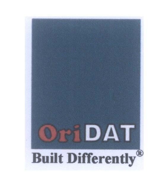 Mẫu nhãn hiệu OriDAT Built Differently