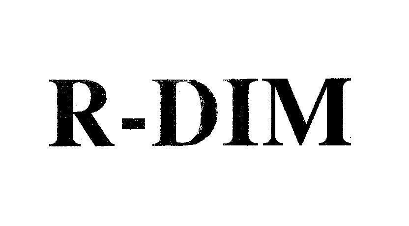 Mẫu nhãn hiệu R-DIM