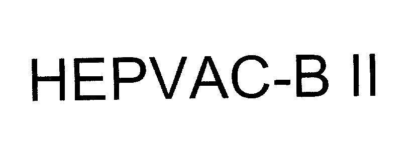 Mẫu nhãn hiệu HEPVAC-B II