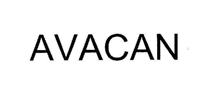Mẫu nhãn hiệu AVACAN