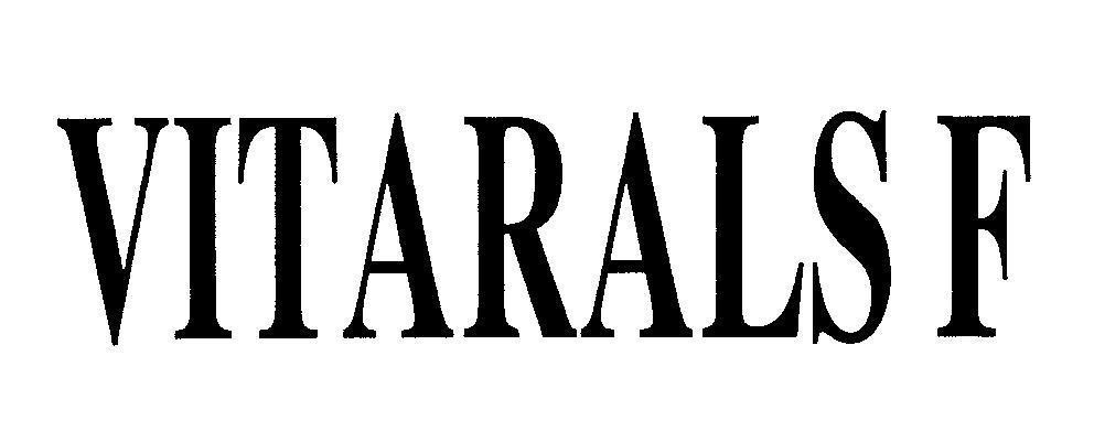 Mẫu nhãn hiệu VITARALS F