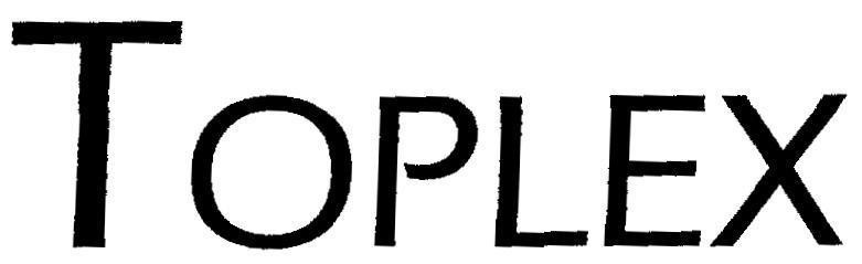 Mẫu nhãn hiệu TOPLEX