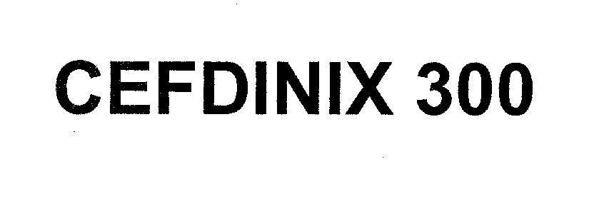 Mẫu nhãn hiệu CEFDINIX 300