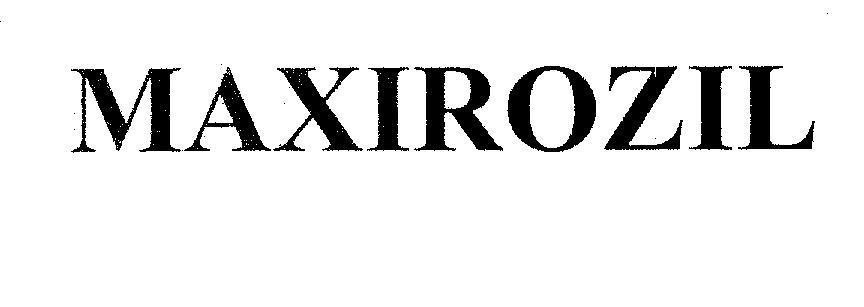 Mẫu nhãn hiệu MAXIROZIL