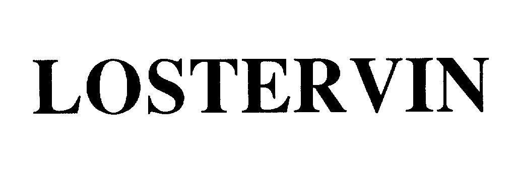 Mẫu nhãn hiệu LOSTERVIN