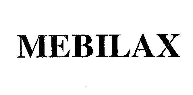 Mẫu nhãn hiệu MEBILAX