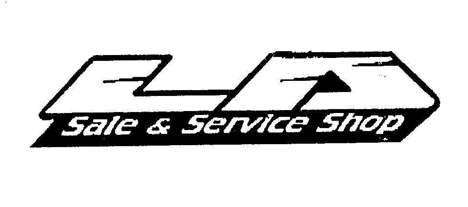 Mẫu nhãn hiệu LA Sale & Service Shop