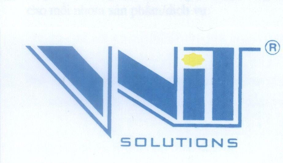 Mẫu nhãn hiệu VNIT SOLUTIONS