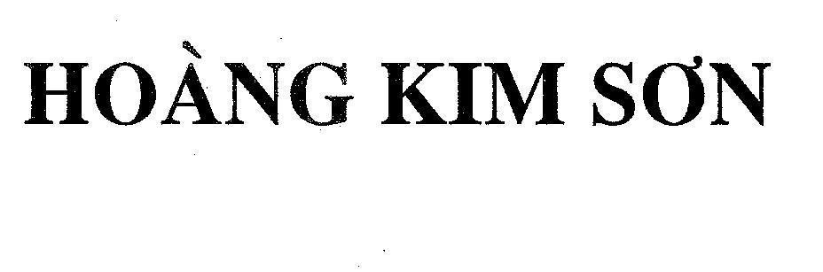 Mẫu nhãn hiệu Hoàng Kim Sơn