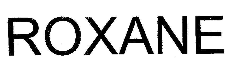 Mẫu nhãn hiệu ROXANE