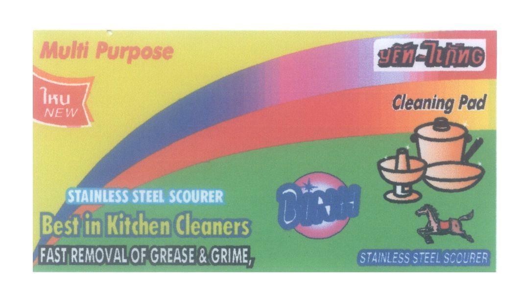Mẫu nhãn hiệu BINH Yến Hằng Multi Purpose STAINLESS STEEL SCOURER Best in Kitchen Cleaners
