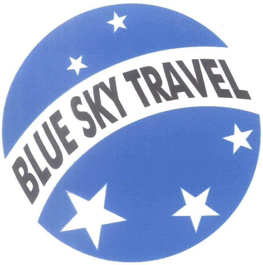 Mẫu nhãn hiệu BLUE SKY TRAVEL